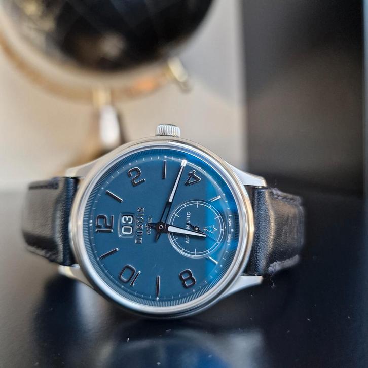 Nieuwe set/ Dubois Et Fils/ Hoge korting, Sieraden, Tassen en Uiterlijk, Horloges | Heren, Nieuw, Overige merken, Staal, Leer