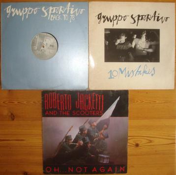 3 LP's Gruppo Sportivo en Robert Jacketti and the Scooters: beschikbaar voor biedingen