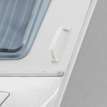 Handgreep set kunststof wit voor caravan / camper L=180 beschikbaar voor biedingen