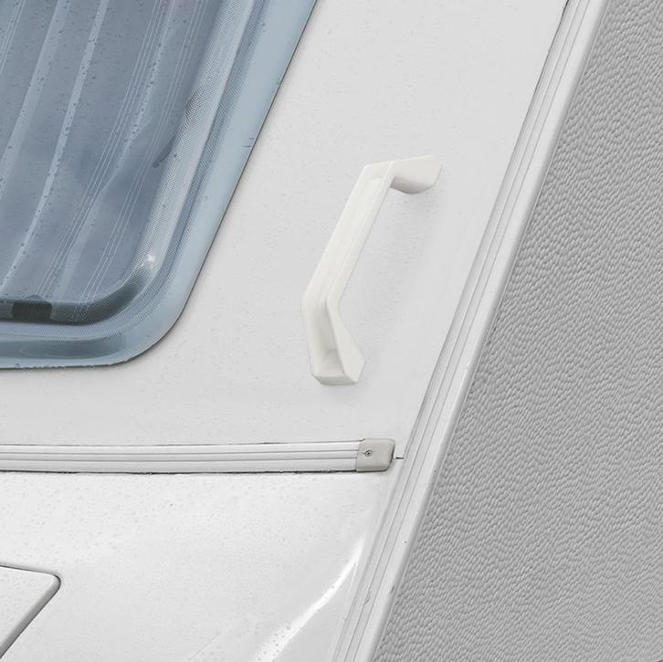 Handgreep set kunststof wit voor caravan / camper L=180, Caravans en Kamperen, Kampeeraccessoires, Nieuw, Ophalen of Verzenden