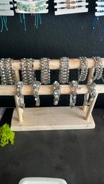 23 prachtige stras armbanden, Verzenden, Nieuw, Wit, Overige materialen