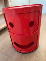 Kartell componibili smile, rood nachtkastje- kinderkamer, Huis en Inrichting, Ophalen, Minder dan 45 cm, Gebruikt, Rond