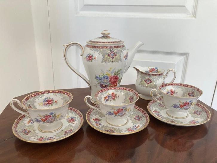 Oud Porseleinen theestel Shelley, Antiek en Kunst, Curiosa en Brocante, Ophalen of Verzenden