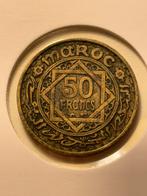 Marokko 50 francs, Postzegels en Munten, Munten | Afrika, Ophalen of Verzenden, Overige landen