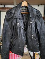 Aim leren jasje maat S als nieuw, Kleding | Dames, Ophalen of Verzenden, Zo goed als nieuw, Maat 38/40 (M), Zwart