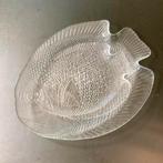 Twee vintage Arcoroc glazen salade vis schalen, Huis en Inrichting, Schaal, Ophalen of Verzenden, Ovaal, Glas