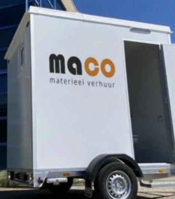 Te huur;  Mobiele badkamer met toilet omgeving 0187  beschikbaar voor biedingen