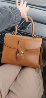 Vintage Delvaux Brilliant MM, Sieraden, Tassen en Uiterlijk, Tassen | Damestassen, Ophalen, Gebruikt, Bruin, Handtas