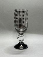 Kosta Boda glas  zwarte stippen, Antiek en Kunst, Antiek | Glas en Kristal, Ophalen of Verzenden
