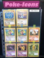 1995-1998 WOTC Base kaarten (102 set) Pokemon, Ophalen of Verzenden, Gebruikt, Meerdere kaarten, Foil