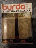 Burda Filethaakblad 2 - Haakpatronen, Ophalen of Verzenden, Gelezen, Burda, Catalogus