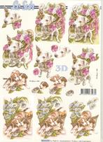 d30 knipvel le suh 8215.276 honden bloemen, Ophalen of Verzenden, Nieuw, Dieren, Knipvel