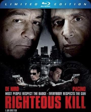 BLU RAY RIGHTEOUS KILL ROBERT DE NIRO AL PACINO STEELBOOK beschikbaar voor biedingen