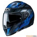 HJC Motorhelm , I70 Reden, Zwart-Blauw, Motoren, Kleding | Motorhelmen, Ophalen of Verzenden, Nieuw met kaartje