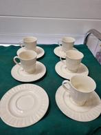 kop en schotels 5/6 creme queens garden, Ophalen of Verzenden