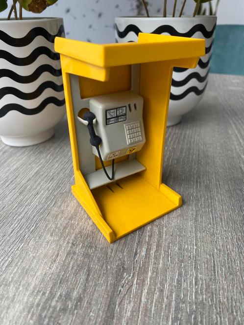 Vintage telefooncel uit set 3231., Kinderen en Baby's, Speelgoed | Playmobil, Gebruikt, Los playmobil, Ophalen of Verzenden