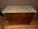 Nette kast met marmeren blad, Ophalen, Zo goed als nieuw, Minder dan 50 cm