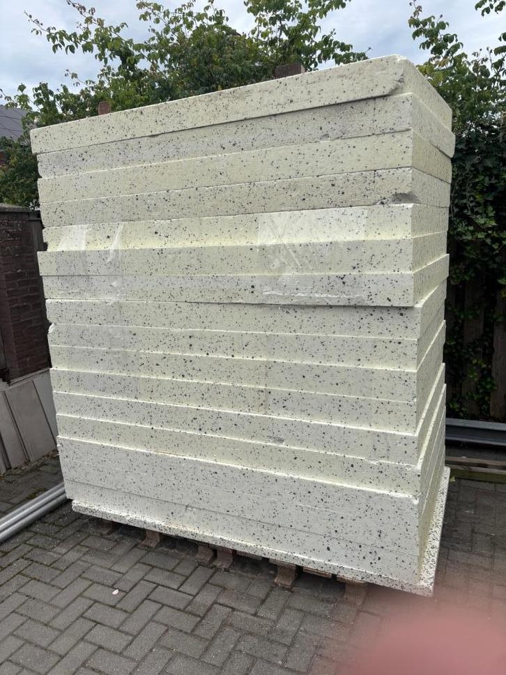 Drukvaste Tempex 13 cm dik totaal 38,4m2, Doe-het-zelf en Verbouw, Isolatie en Afdichting, Zo goed als nieuw, Vloerisolatie, Piepschuim (Tempex)
