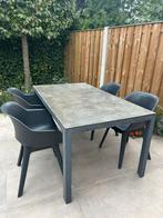 Tuinset, tafel met 4 stoelen, Tuin en Terras, Tuinsets en Loungesets, Ophalen, Gebruikt, Tuinset, Eettafel