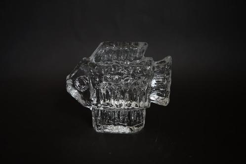 vintage brutalist pukeberg vis glas ijsglas Westerberg 60 70, Antiek en Kunst, Kunst | Designobjecten, Ophalen of Verzenden