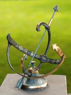 bronzen zonnewijzer / puur brons / 30 cm hoog, Huis en tuin decoratie Marie, Nieuw, Info@huisentuindecoratiemarie.nl, Peize