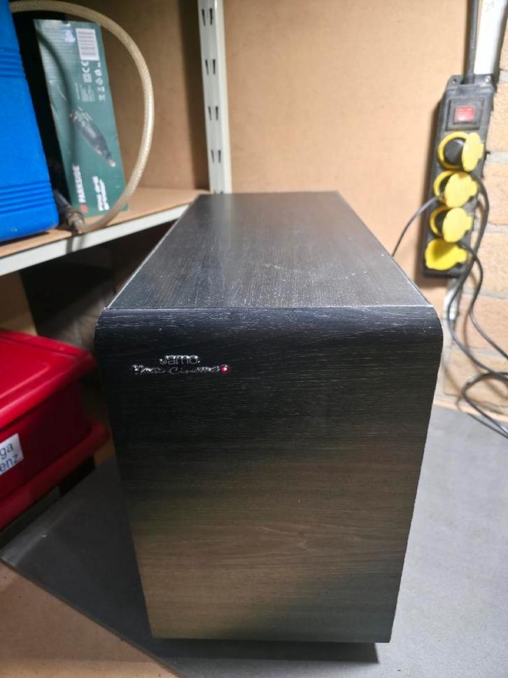 Nette Jamo Subwoofer SW1008 - Werkend te Zien!, Audio, Tv en Foto, Luidsprekers, Gebruikt, Subwoofer, Jamo, Ophalen