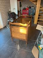 Eiken ledikant, Zo goed als nieuw, Bedbodem, Eenpersoons, 70 cm of minder