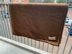 Bruin/beige vintage Aabe deken,100% zuiver scheerwol, Ophalen, Zo goed als nieuw