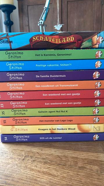 Geronimo Stilton - 10 verschillende boeken als pakket beschikbaar voor biedingen
