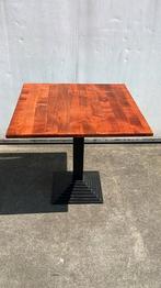 4 horeca restaurant bistro tafel massief beuken middenpoot, Ophalen