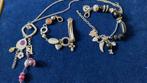 2 x armband 1 ketting met grote hanger, Overige materialen, Gebruikt, Ophalen of Verzenden, Met strass