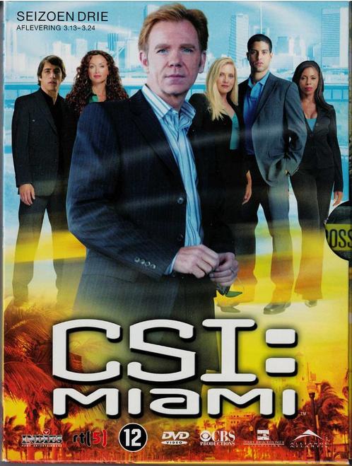2de hands: CSI: Miami - Seizoen 3 afl.1 t/m 12 3x DVD, Cd's en Dvd's, Dvd's | Tv en Series, Gebruikt, Overige genres, Boxset, Vanaf 12 jaar