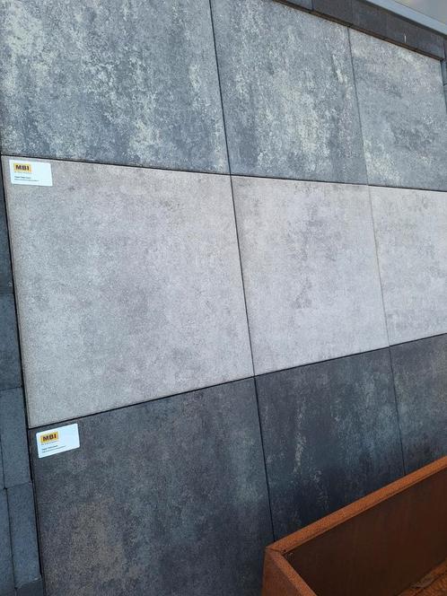 AANBIEDING terrastegel mbi GOEDKOOP voorraad 60x60cm beton, Tuin en Terras, Tegels en Klinkers, Nieuw, Terrastegels, Beton, 10 m² of meer
