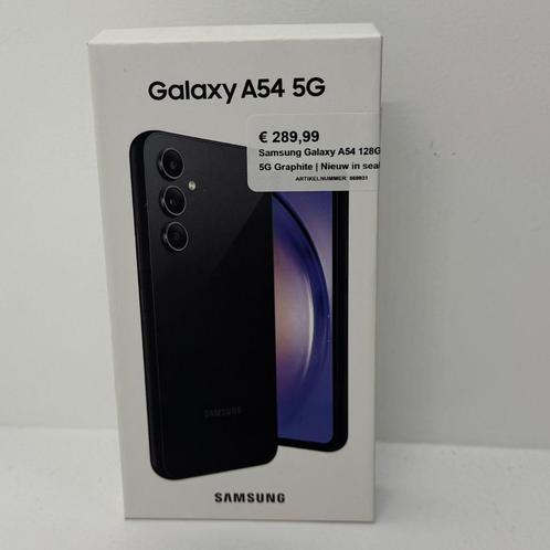Samsung Galaxy A54 128GB 5G Graphite | Nieuw in seal |, Telecommunicatie, Mobiele telefoons | Samsung, Nieuw, Galaxy A, 128 GB