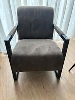 Stijlvolle fauteuil, Ophalen, Minder dan 75 cm, Zo goed als nieuw, Stof