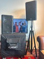 QSC geluidsset | 2x K10 (1kW) & 1x K-Sub (1kW) | Compleet, Overige merken, Subwoofer, Ophalen of Verzenden, Zo goed als nieuw