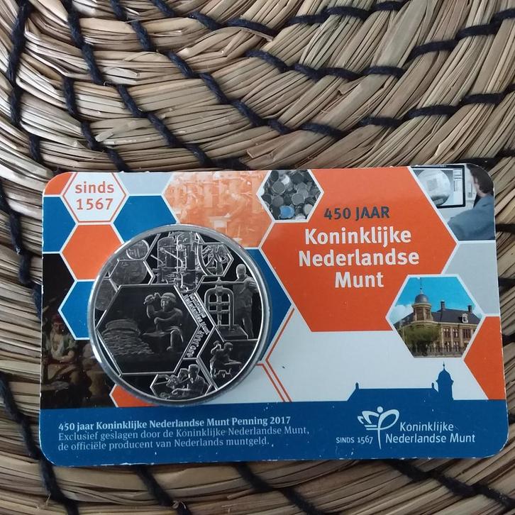 Koninklijke Nederlandse Munt 2017, Postzegels en Munten, Penningen en Medailles, Overige materialen, Nederland, Ophalen of Verzenden