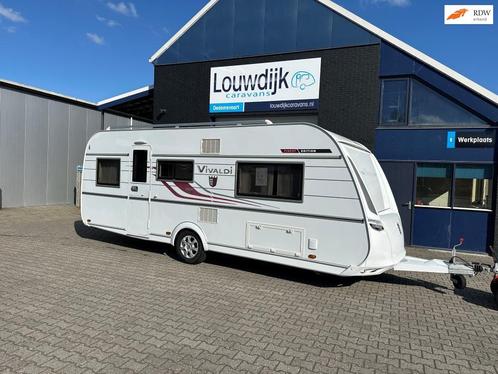TABBERT Vivaldi 560 TD ’18 (Fransbed, Rondzit), Caravans en Kamperen, Caravans, Bedrijf, tot en met 4, 1500 - 2000 kg, Rondzit