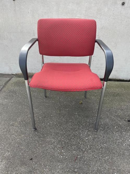 Kusch Co 22 vergaderstoelen / kantinestoelen., Huis en Inrichting, Stoelen, Gebruikt, Vijf, Zes of meer stoelen, Rood, Ophalen