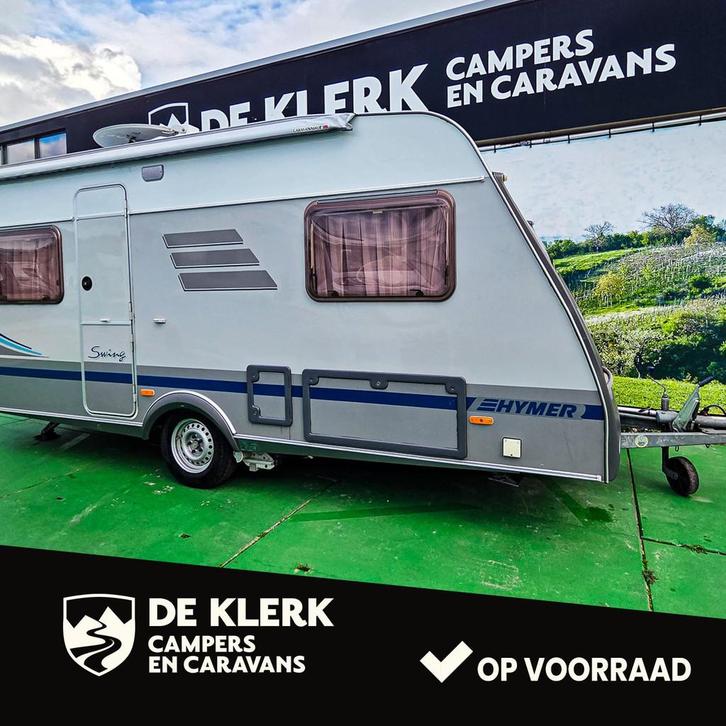 Eriba SWING 490 (bj 2003), Caravans en Kamperen, Caravans, Bedrijf, 1000 - 1250 kg, Eriba, 6 tot 7 meter, Douche, Fietsenrek, Hordeur