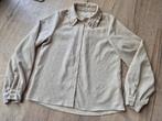 Cotton Club ribstof blouse maat M, Maat 38/40 (M), Beige, Ophalen of Verzenden, Zo goed als nieuw