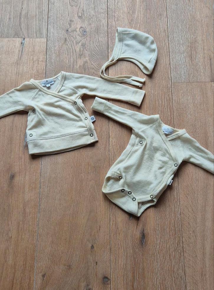 Merinowollen setje Lille Barn maat 50, Kinderen en Baby's, Babykleding | Maat 50, Gebruikt, Jongetje of Meisje, Ophalen of Verzenden