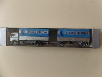 Mercedes vrachtwagen / aanhanger  Staschen (Herpa) beschikbaar voor biedingen