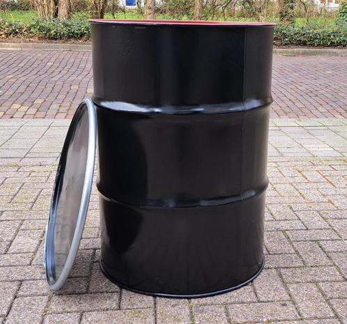 Dekselvaten 210 liter ijzer, Tuin en Terras, Vuurkorven, Gebruikt, Vuurton, Ophalen
