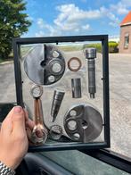 Uniek staal & epoxy wandobject - handgemaakt! Piaggio derbi, Ophalen of Verzenden