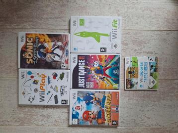 Diverse WII spellen beschikbaar voor biedingen