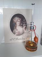 Zeer mooie oude boldoot toonbankfles en reclame canvas., Ophalen