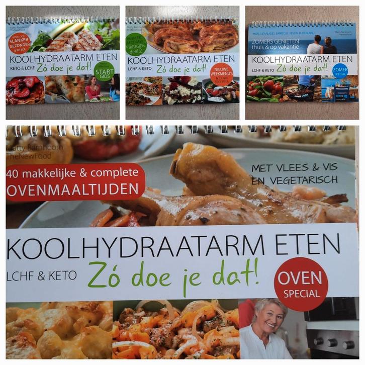 4x Koolhydraatarm eten, zo doe je dat! - Matty Barnhoorn, Boeken, Kookboeken, Zo goed als nieuw, Gezond koken, Ophalen of Verzenden