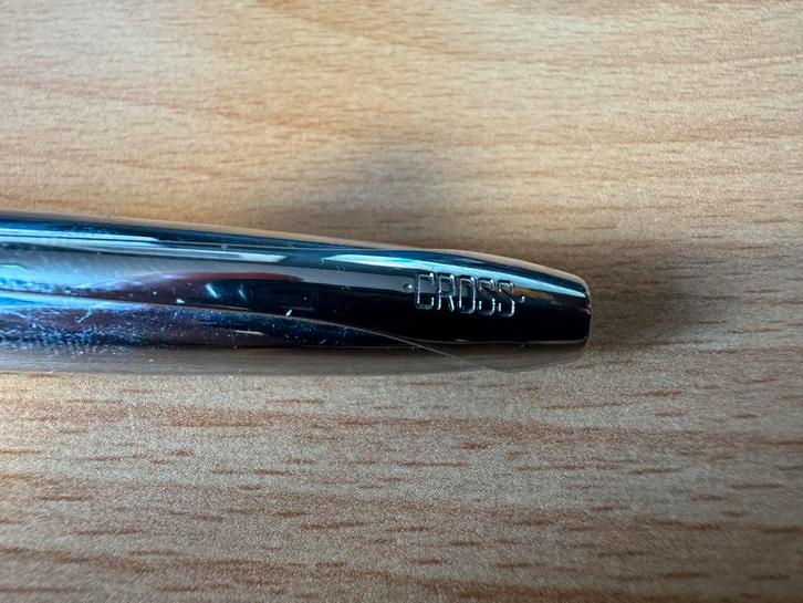 Cross ATX Vulpen - Zilverkleurig, Verzamelen, Pennenverzamelingen, Zo goed als nieuw, Cross, Ophalen of Verzenden