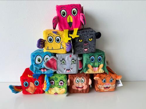 Knuffel Jungle Mini's / Junglemini's set 10x / Lidl 2021, Kinderen en Baby's, Speelgoed | Knuffels en Pluche, Nieuw, Overige typen